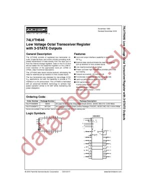 74LVTH646WM datasheet  